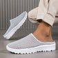 🌿 Ademende gaasslippers voor casual comfort.