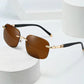 ✨LAST DAY SALE 50% OFF✨High Definition Rimless Protective Sunglasses