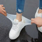 📢📢 1+1 gratis🌧️ Herbruikbare latex regenlaarzenhoezen voor buiten, waterdicht en duurzaam.