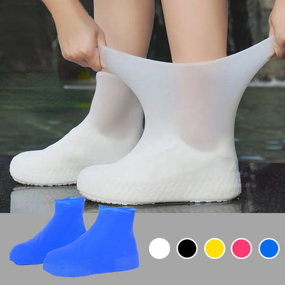 📢📢 1+1 gratis🌧️ Herbruikbare latex regenlaarzenhoezen voor buiten, waterdicht en duurzaam.