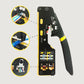 🔧Multifunctionele krimptang voor netwerkkabels (RJ45, RJ11, RJ12) – met geïntegreerde strip- en knipfunctie, ergonomische handgreep, geschikt voor zowel professioneel als particulier gebruik. 📶
