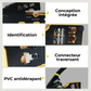 🔧Multifunctionele krimptang voor netwerkkabels (RJ45, RJ11, RJ12) – met geïntegreerde strip- en knipfunctie, ergonomische handgreep, geschikt voor zowel professioneel als particulier gebruik. 📶