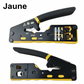 🔧Multifunctionele krimptang voor netwerkkabels (RJ45, RJ11, RJ12) – met geïntegreerde strip- en knipfunctie, ergonomische handgreep, geschikt voor zowel professioneel als particulier gebruik. 📶