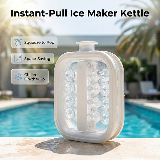 🧊Draagbare siliconen ijsbalmaker-ketel
