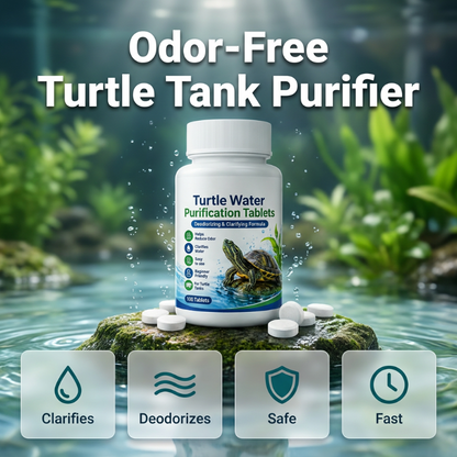 📢📢 1+1 gratis🐟Professionele tabletten voor waterzuivering in schildpaddentanks