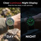 📢 50% KORTING !! ⌚ Heren kwartshorloge met lichtgevend display.