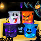 🎁Halloween-versieringen🎃 Verlichte Halloween-mandje