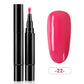 💅 3-in-1 Gel Nail Pen | Base + Kleur + Top Coat in één | UV/LED-uithardend | Reisvriendelijk & knoei-vrij | Hoogglans finish | Must-have voor DIY-nagelkunst