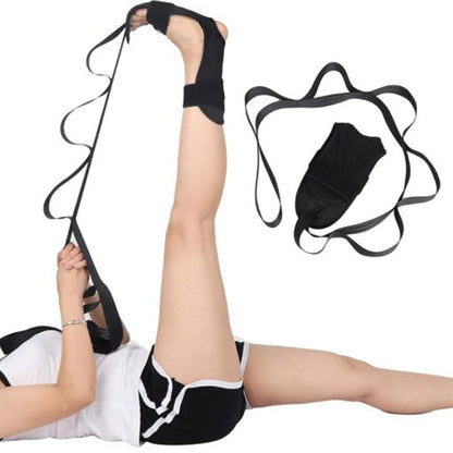 🦵🧘‍♀️Multifunctionele strekgordel voor voet en been – voor training en revalidatie.