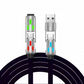 📢📢 1+1 gratis🔌 4-in-1 USB-C-kabel – PD-snelladen, datasynchronisatie, USB-A/Type-C/Lightning, aluminium, compatibel
