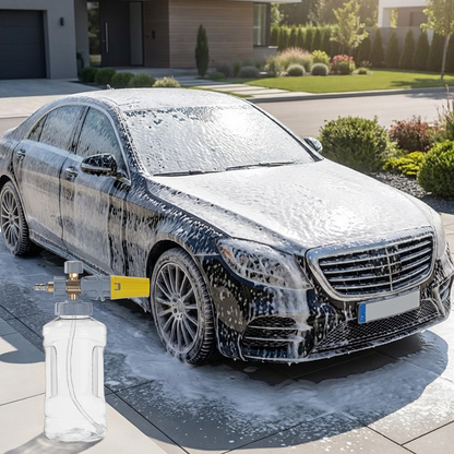 Hogedrukschuimkanon voor het wassen van auto's