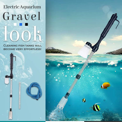 🐠 NU 50% KORTING! Elektrische grindreiniger voor aquariums – batterijgevoed, verstelbare buislengte & gemakkelijk schoonmaken – perfect voor alle aquariums 🧹🐟
