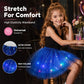 LED-Lichtende Tutu-rok – Drievoudige Tule & Glinsterende Pailletten