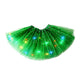 LED-Lichtende Tutu-rok – Drievoudige Tule & Glinsterende Pailletten