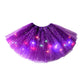 LED-Lichtende Tutu-rok – Drievoudige Tule & Glinsterende Pailletten