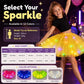 LED-Lichtende Tutu-rok – Drievoudige Tule & Glinsterende Pailletten