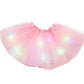 LED-Lichtende Tutu-rok – Drievoudige Tule & Glinsterende Pailletten