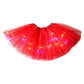LED-Lichtende Tutu-rok – Drievoudige Tule & Glinsterende Pailletten