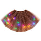 LED-Lichtende Tutu-rok – Drievoudige Tule & Glinsterende Pailletten
