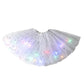 LED-Lichtende Tutu-rok – Drievoudige Tule & Glinsterende Pailletten