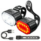 💡 Set oplaadbare fietsverlichting via USB