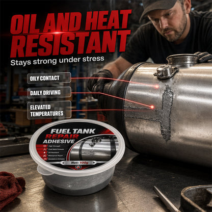 ⛽🔧 Sterke, lekdichte reparatielijm voor brandstoftanks – repareert lekkages zonder demontage, geschikt voor auto en motor ✨
