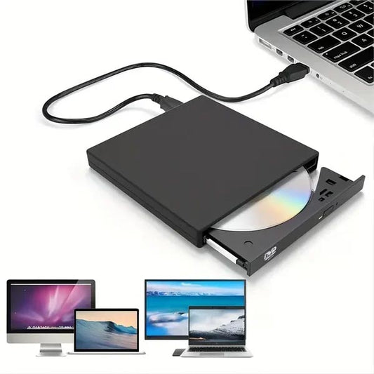 Een externe cd/dvd-speler