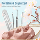 Manicure- en pedicureset van roestvrij staal
