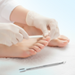 Manicure- en pedicureset van roestvrij staal