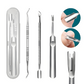 Manicure- en pedicureset van roestvrij staal