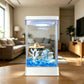Betta-vissenkom met 7-kleuren LED-verlichting