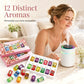 🔥Beperkte tijd 50% korting! 🎁🌺De frisse geur tilt je humeur op! 🌷12-delige set wateroplosbare etherische oliën