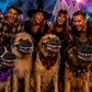 Realistische grappige muilkorf voor huisdieren voor Hallowee