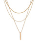 Elegante meerlaagse ketting met een sierlijke hanger