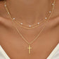 Elegante meerlaagse ketting met een sierlijke hanger