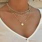 Elegante meerlaagse ketting met een sierlijke hanger