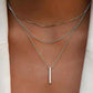 Elegante meerlaagse ketting met een sierlijke hanger