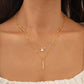 Elegante meerlaagse ketting met een sierlijke hanger