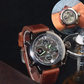 ⌚Vintage tweeledig display waterdicht mechanisch horloge