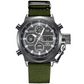 ⌚Vintage tweeledig display waterdicht mechanisch horloge