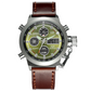 ⌚Vintage tweeledig display waterdicht mechanisch horloge