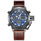 ⌚Vintage tweeledig display waterdicht mechanisch horloge