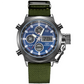 ⌚Vintage tweeledig display waterdicht mechanisch horloge