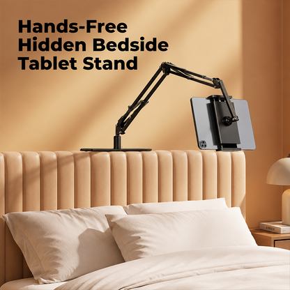 🛏️📱 50% KORTING! Magnetische tabletstandaard voor naast het bed met verborgen matrasbasis
