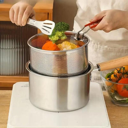 Multifunctionele 304 roestvrijstalen braadpan