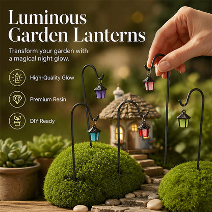 🌙 Lichtgevende retro-lantaarn plantenpin 🌿