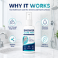 Snelwerkende douche-ontkalkerspray