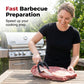 🥩 NU 50% KORTING! Handmatige vetmes voor rund- en varkensvlees – U-vormige meshouder, roestvrijstalen messen en ergonomische handgreep – ideaal voor barbecueën, het bereiden van maaltijden en koken voor grote groepen