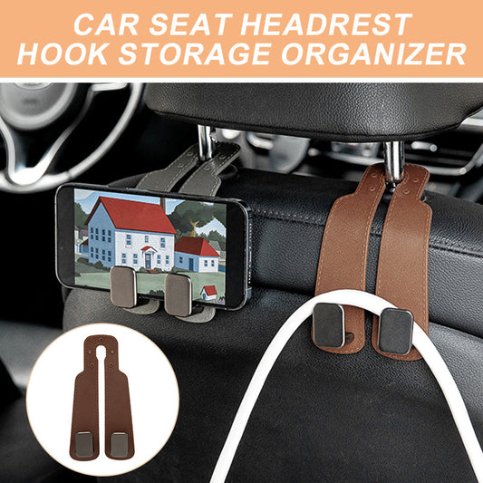 🚗🧸Tas-haak voor autostoelen – stevige organizer voor handtassen, boodschappen en tassen, houdt de auto netjes