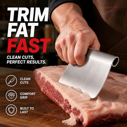 🥩 50% korting! Ergonomische vleesschraper – gebogen ontwerp, comfortabele grip & ideaal voor het schoonmaken van snijplanken. 🧼✨